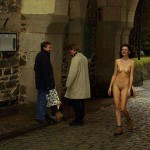 In a castle tourist attraction