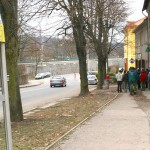 On the streets and at a. onstruction site