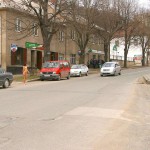 On the streets and at a. onstruction site