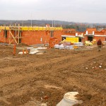 On the streets and at a. onstruction site