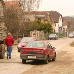 On the streets and at a. onstruction site
