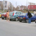 A stroll in a residential area