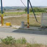 At a highway rest stop