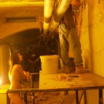 At a construction site