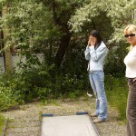 At a minigolf course