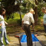 At a minigolf course