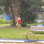 At a minigolf course