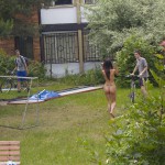 At a minigolf course