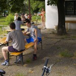 At a minigolf course