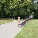 At several fountains in the city