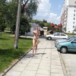 In a residential area