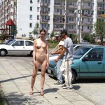 In a residential area