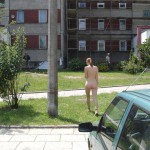 In a residential area