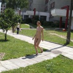 In a residential area