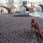 On the streets and in a park