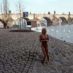 On the streets and in a park