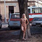 On the streets and in a park