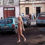 On the streets and in a park