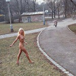 On the streets and in a park