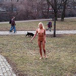 On the streets and in a park