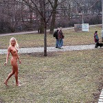 On the streets and in a park