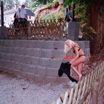 In a very well frequented street