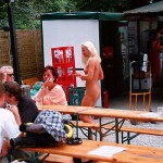 In a very well frequented street