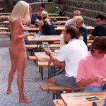 In a very well frequented street