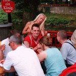 In a very well frequented street