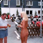 In a very well frequented street