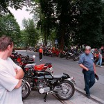 In a very well frequented street