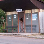 In a park and in the village