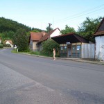 In a park and in the village