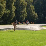 All through Prague on a sunny day