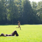 All through Prague on a sunny day