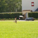 All through Prague on a sunny day