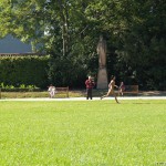 All through Prague on a sunny day