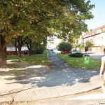 All through Prague on a sunny day