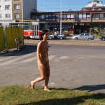 All through Prague on a sunny day