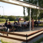 All through Prague on a sunny day