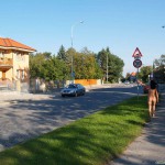 All through Prague on a sunny day