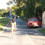 All through Prague on a sunny day