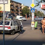 All through Prague on a sunny day