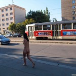 All through Prague on a sunny day