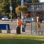 All through Prague on a sunny day