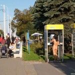 All through Prague on a sunny day