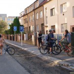 All through Prague on a sunny day