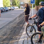 All through Prague on a sunny day