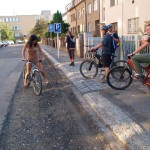 All through Prague on a sunny day