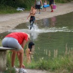 At the shores of a lake